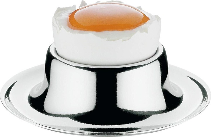 Produktbild WMF Eierbecher mit Ablage Eierhalter 6 Stück stapelbar Edelstahl poliert (6 x)
