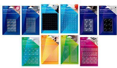 Actual product image 3M Device foot self-adhesive (Felt gliders, 6 Piece)