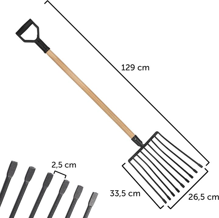 Actual product image Kadax Stone Fork Black