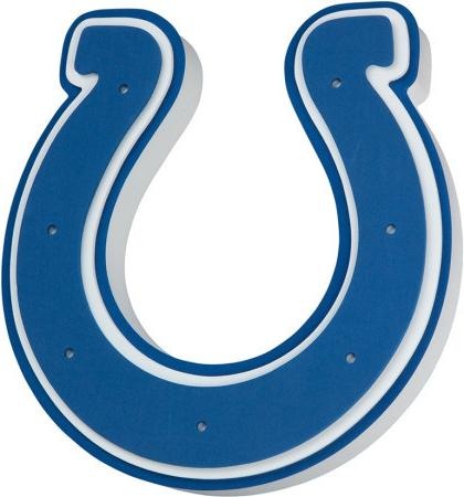 Actual product image Great Branding Indianapolis Colts 3D FanFoam Super Size Wall Sign 14 x 15