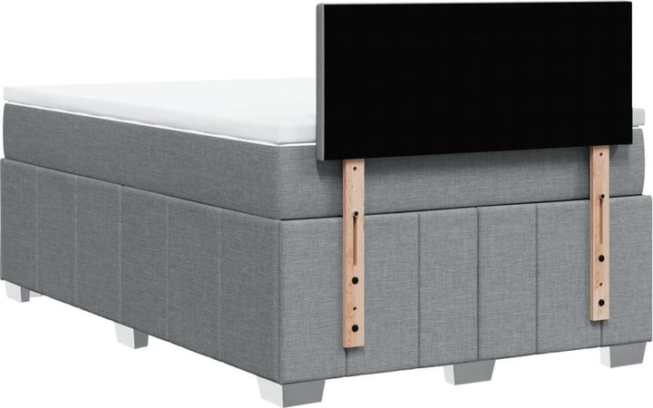 Image du produit VidaXL Bo x lit de saut avec matelas 200 x 200 cm Tissu (200 x 200 cm)