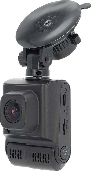 Nedis Dash Cam - 4K@30fps - 12 MPixel - 2" - LCD - Duale Kamera - Kabinenkamera - GPS unterstützt - (Eingebautes Display, GPS-Empfänger, Eingebautes Mikrofon, Akku, Nachtsicht, 4K)