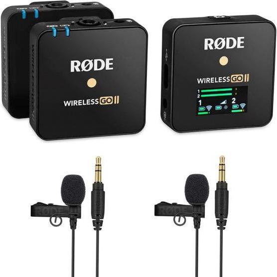 RØDE Wireless GO II Funksystem mit 2x Lavalier GO, Mikrofon
