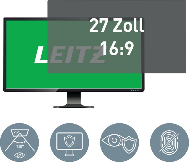 Produktbild Leitz Blickschutzfilter Monitor 27" 16:9 (27", 16:9)