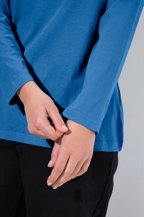 Produktbild Ulla Popken Shirt, Slim, Rundhalsausschnitt, Langarm (50, 52)