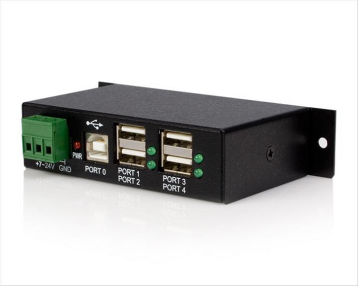 Actual product image StarTech .com Industrial 4 Port USB2.0 Hub (USB-B, 4 Ports)