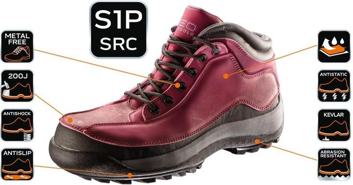 Productafbeelding Neo Tools werkschoenen voor dames S3 SRC, leer maat 37 (82-540-37) (S3, 37)