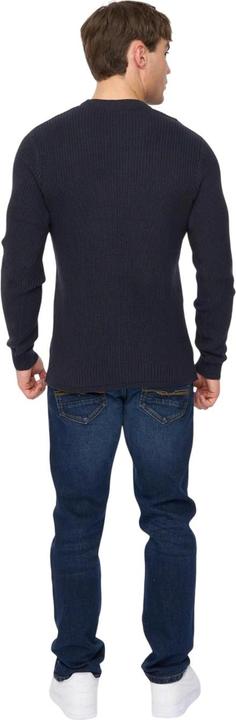 Actual product image Crosshatch Mens Kabstars Cable Knit Pullover (L)