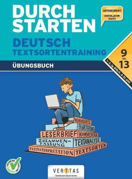 Produktbild Durchstarten Deutsch Textsortentraining 9.-13. SJ. Übungsbuch (Deutsch, Jutta Hofer, 2024)