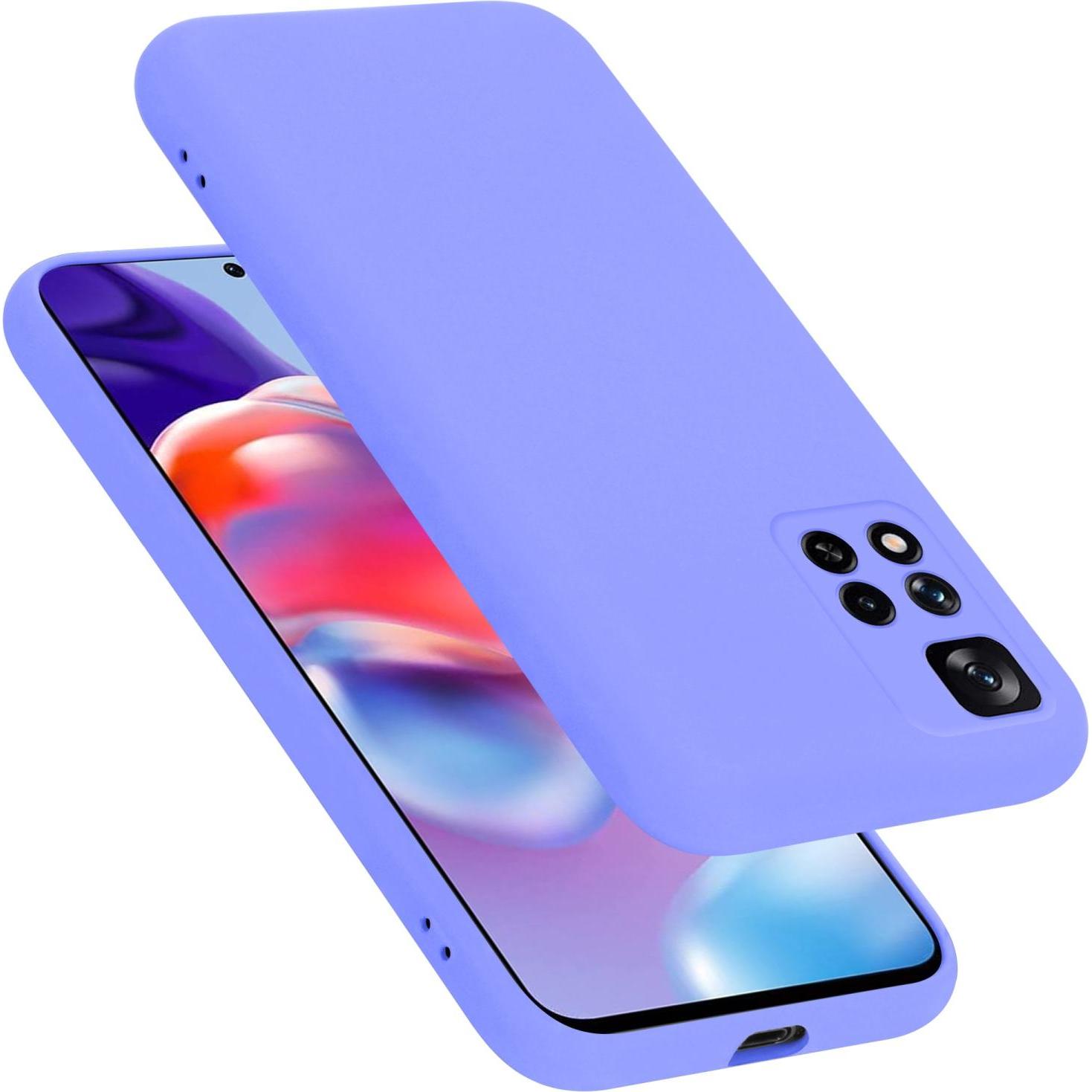 Cadorabo TPU Liquid Silicone Case Hülle für Xiaomi RedMi NOTE 11 PRO+ (Xiaomi Redmi Note 11 Pro+), Smartphone Hülle, Vio...