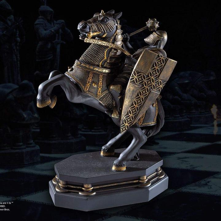 Image du produit Noble Collection Harry Potter : Wizard Chess Black Knight Bookend