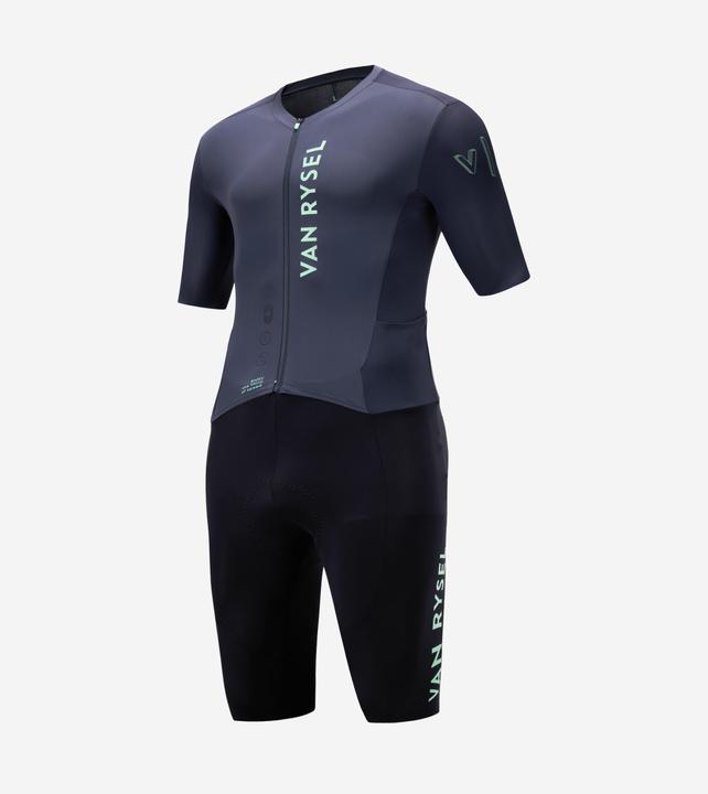 Van rysel Zeitfahranzug Rennrad Sommer RCR-R 2 Team Herren grau (S)