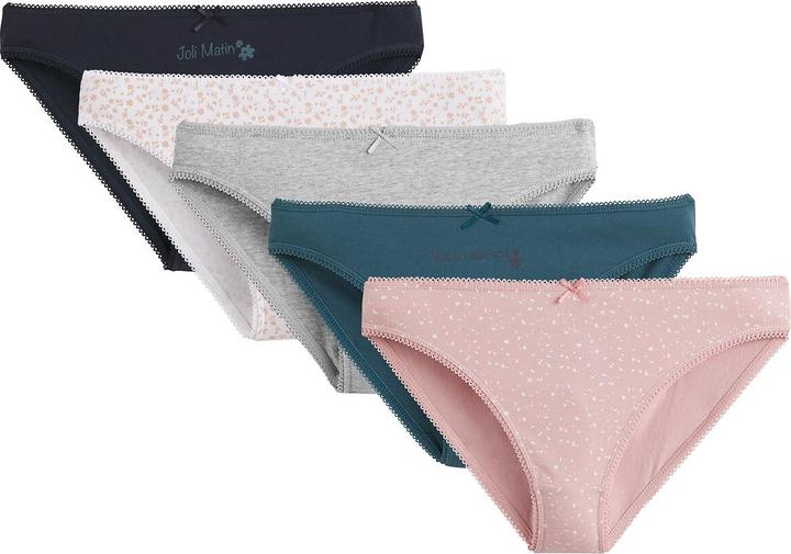 Produktbild La Redoute Collections 5er-Pack Slips aus Baumwoll-Stretch (42, 5er Pack)