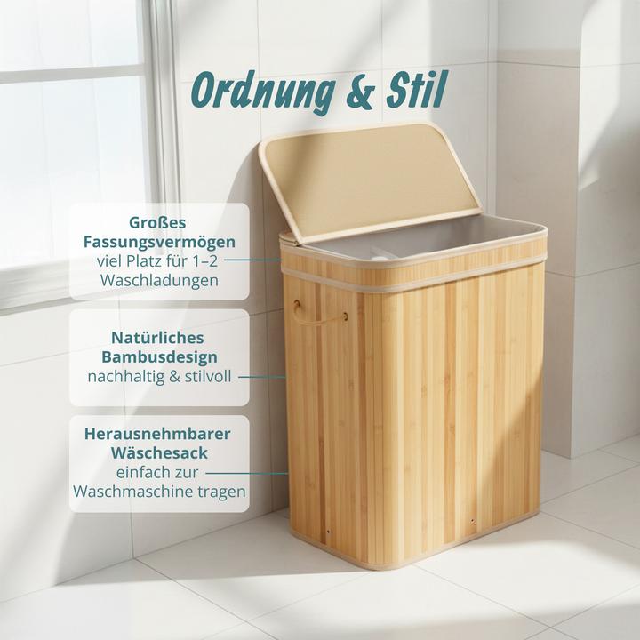 Actual product image Relaxdays Laundry bin (100 l)