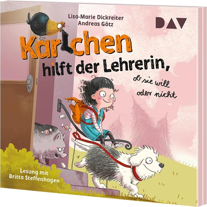 Thumbnail - Karlchen hilft der Lehrerin, ob sie will oder nicht, Hörbücher von Andreas Götz, Lisa-Marie Dickreiter