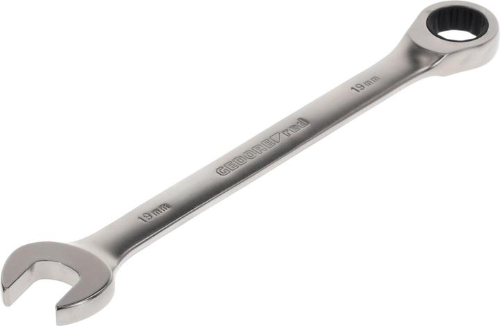 Actual product image Gedore Red Combination ratchet open-end spanner metric (19 mm)