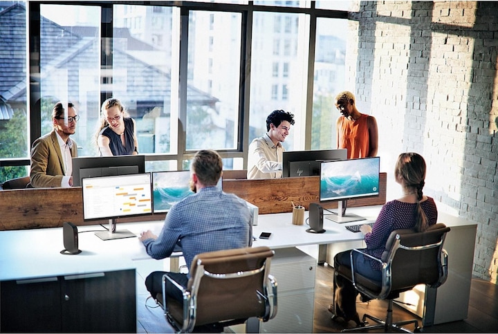 Actual product image HP E24 G4 (1920 x 1080 pixels, 23.80")