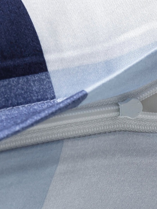 Actual product image Joop! Living JOOP Mako-Satin Bettwäsche Mesh sky (Bedding set, 140 x 200 cm, 70 x 90 cm)