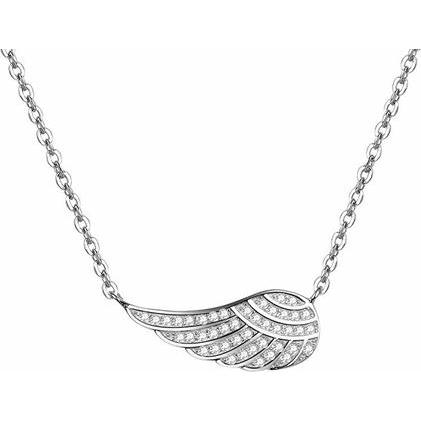 Beneto, Halsschmuck, Silver necklace with wing AGS298 / 47 (L)