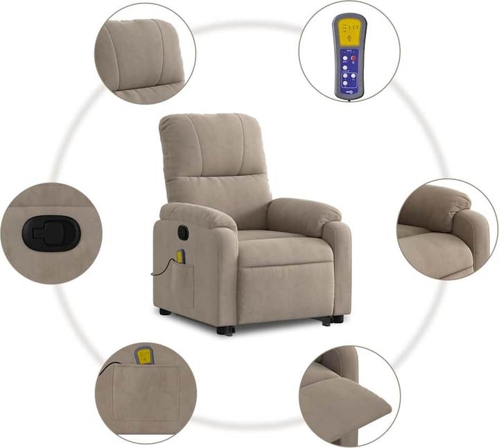 Produktbild vidaXL Massagesessel mit Aufstehhilfe