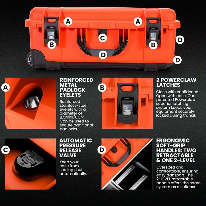 Actual product image Nanuk Case 935 - orange (Photo case)