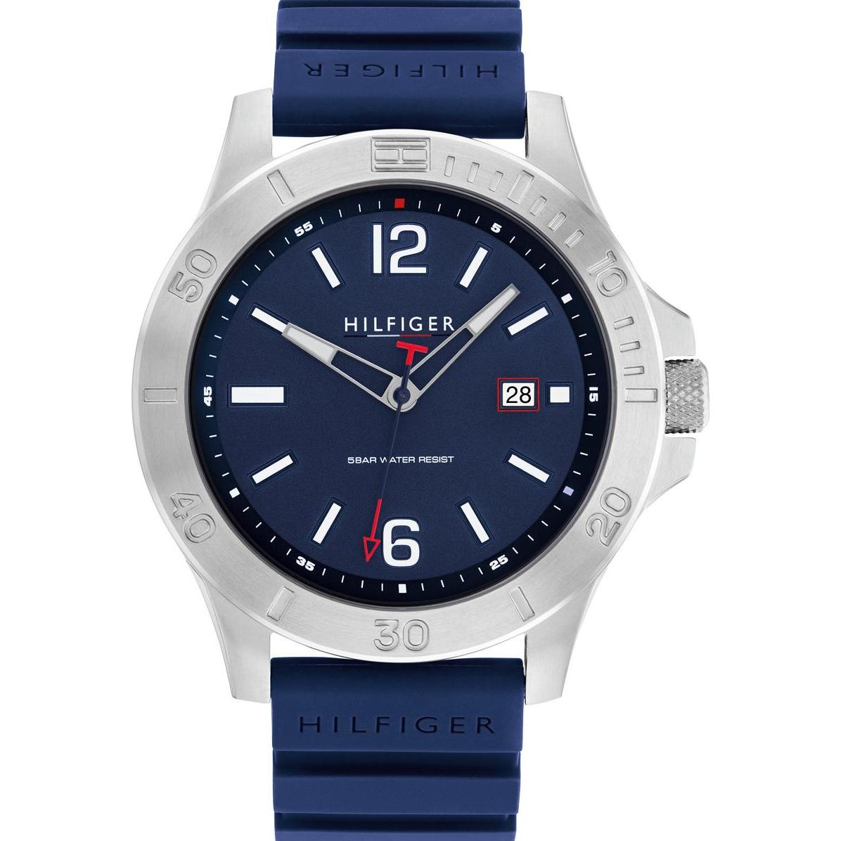 Tommy Hilfiger, Armbanduhr, Ryan, Blau, (Analoguhr, 46 mm)