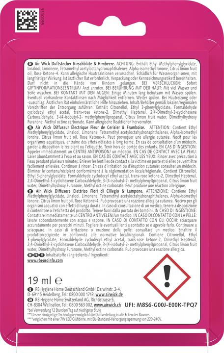 Image du produit Air Wick Fleur de cerisier & framboise