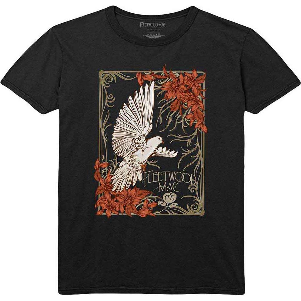 Fleetwood Mac, Uomini, Maglietta, Dove, Nero, (M)