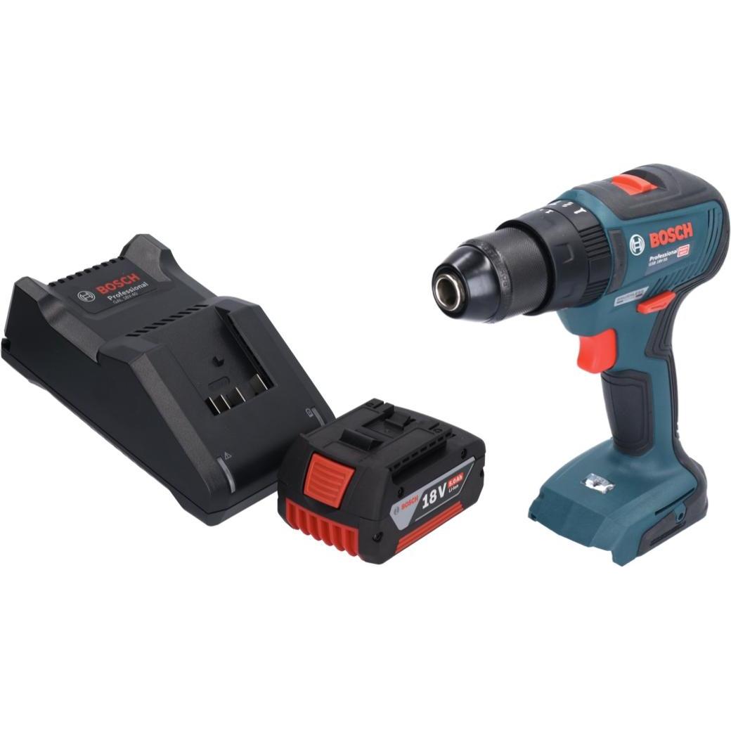 Thumbnail - Bosch Professional, Bohrmaschine + Akkuschrauber, Bosch GSB 18V-55 Professional Akku Schlagbohrschrauber 18 V 55 Nm Brus...