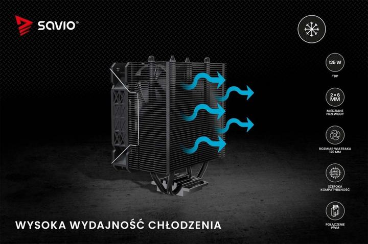 Produktbild Savio Savgcofrostblackx2 (76 mm)