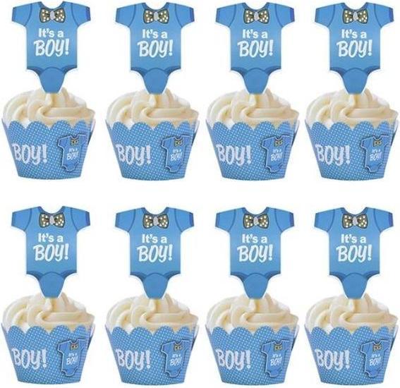 Actual product image MU Style Nika Series Cupcake Cups and Toppers (24-piece Set) (24 pcs.)