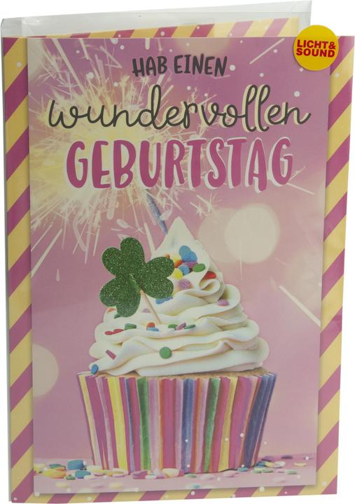 Image du produit Süssmeier-Leonas Carte son anniversaire "Cupcake" 14,8x21 cm