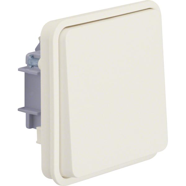 Berker 50463512, Taster + Schalter, Weiss