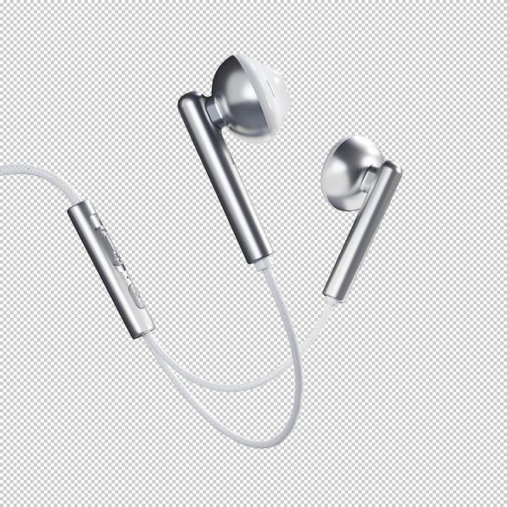 Actual product image Evelatus Other Phone Accessory Crystal Clear Audio headphones with 3.5 mm jack with microphone (Cable)