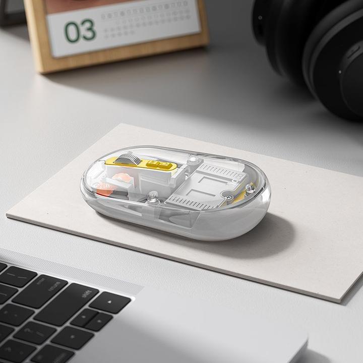 Produktbild Hoco Other computer wireless mouse dual-mode SILENT 2,4G 1600 dpi GM35 white
