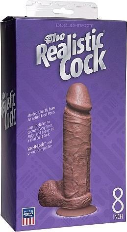 Actual product image Doc Johnson The Realistic Penis Mullato