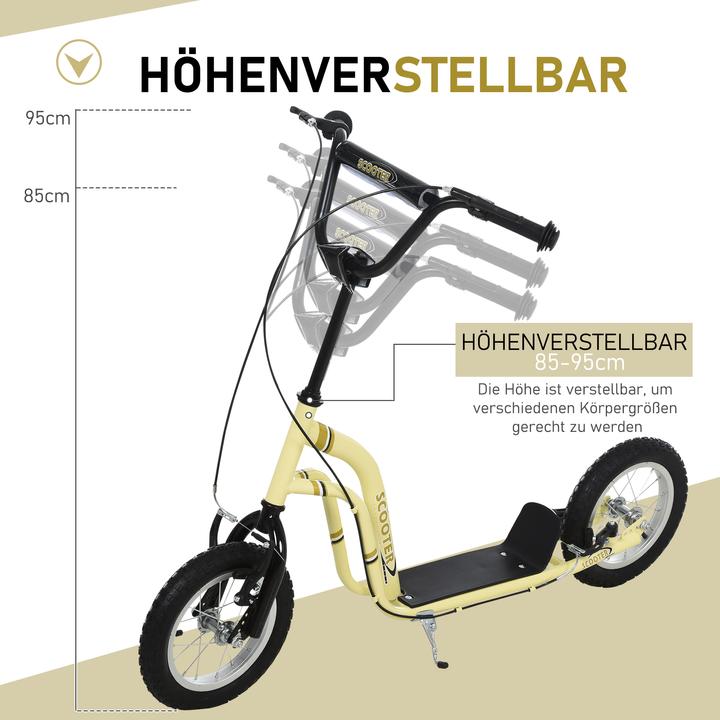 Produktbild Homcom Tretroller mit Handbremse