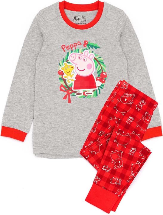 Produktbild Peppa Pig Schlafanzug Mädchen Weihnachtliches Design (86)