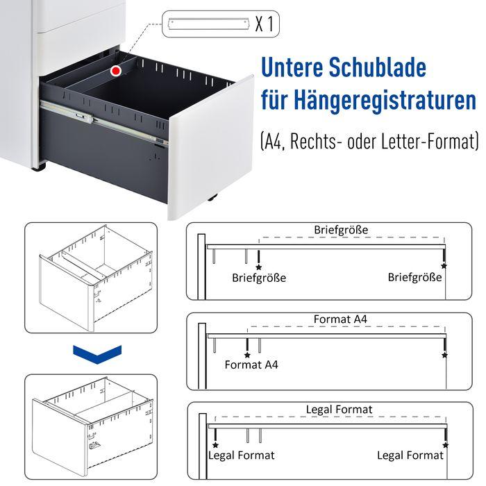 Produktbild Jamb Rollcontainer (39 x 48 x 59 cm)