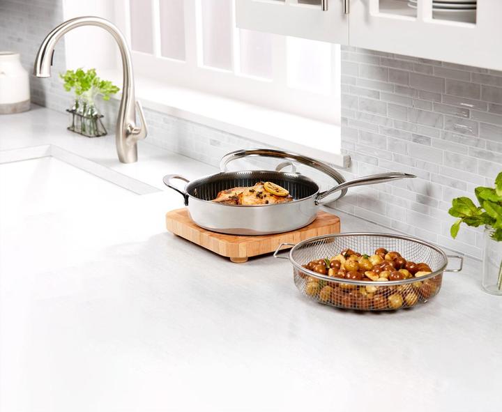 Produktbild Livington Titan Pan (24 cm, Bratpfanne, Edelstahl, Aluminium)