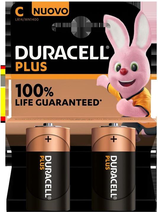 Produktbild Duracell PLUSPOWER ALKALINE BATTERY 1.5 V C LR14 - 2 pcs (2 Stk., R14)