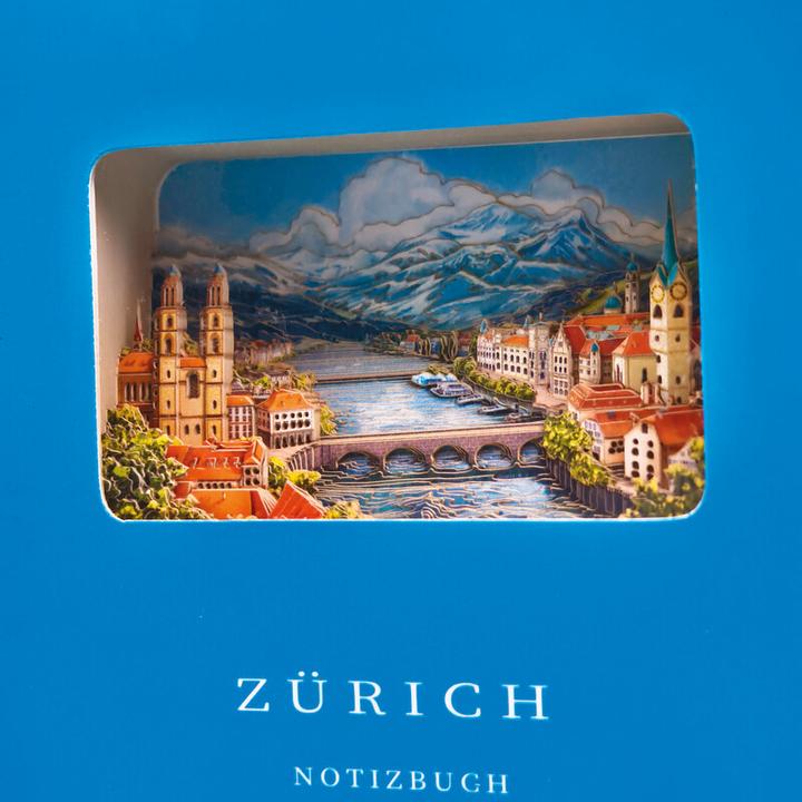 Actual product image Notizbuch 3D (110 x 180 mm, Lined, Plain, Hardcover)