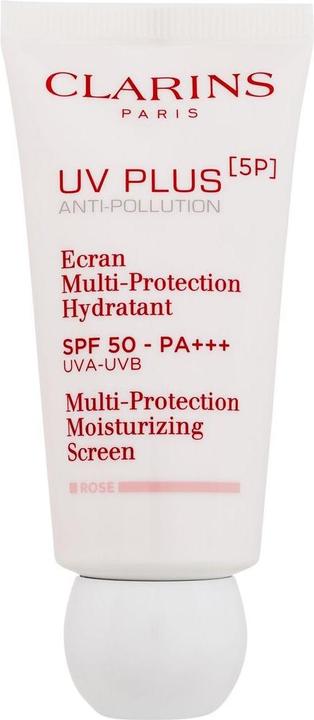 Image du produit Clarins UV Plus 5P Écran hydratant multi-protection (Crème solaire visage, SPF 50, 50 ml)