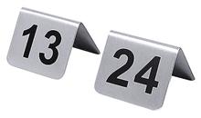 Actual product image Contacto Table number plates 13-24 with black screen printing