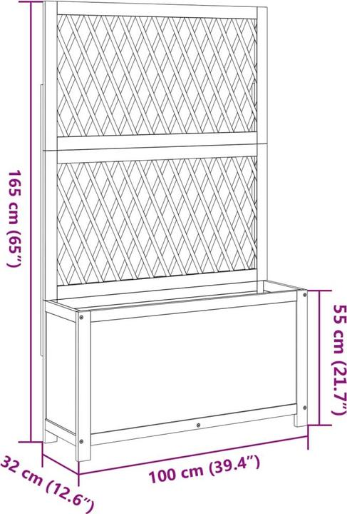 Image du produit vidaXL Bacs à plantes