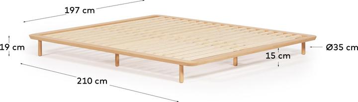 Produktbild Kave Home Anielle (180 x 200 cm)