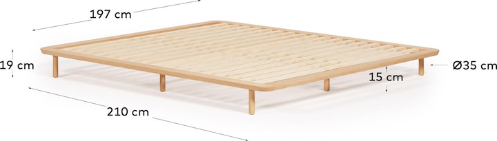 Actual product image Kave Home Anielle (180 x 200 cm)