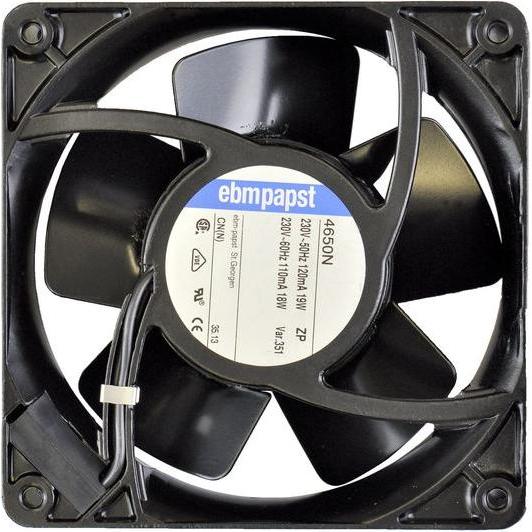 Thumbnail - Papst AC-Axiallüfter 230VAC 145m³/h (119 mm), PC Lüfter