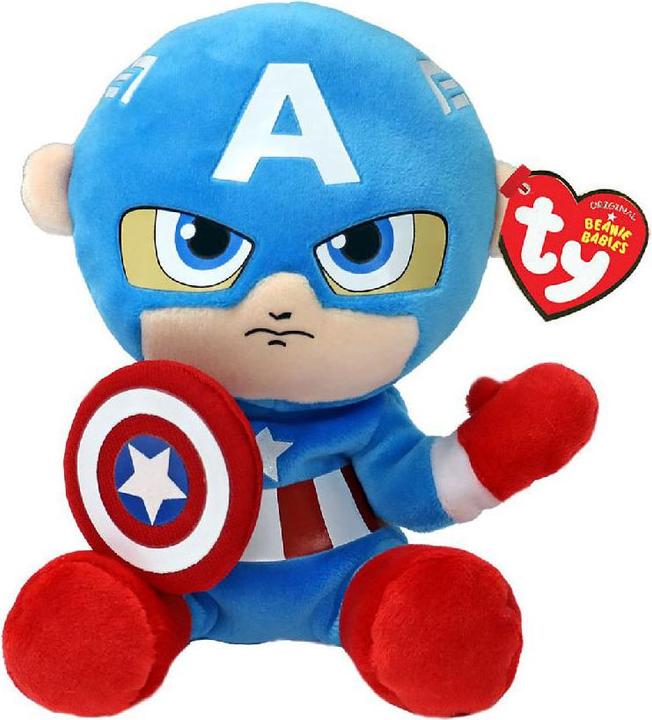 Immagine prodotto Ty Beanie Babies Marvel Captain America Soft 15cm (15 cm)