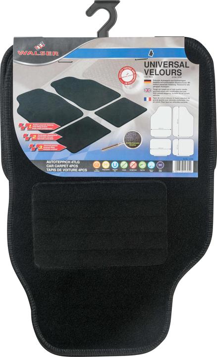 Actual product image Walser Carpet set velour universal (2 front mats + 2 rear mats)